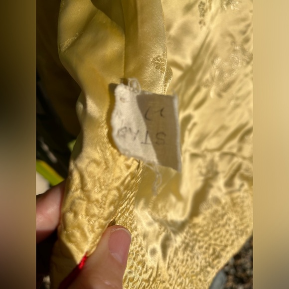 Jacquard Chinese Mandarin Collar Quilted Coat Pockets Reversible Jacket Silk - Picture 4 of 10